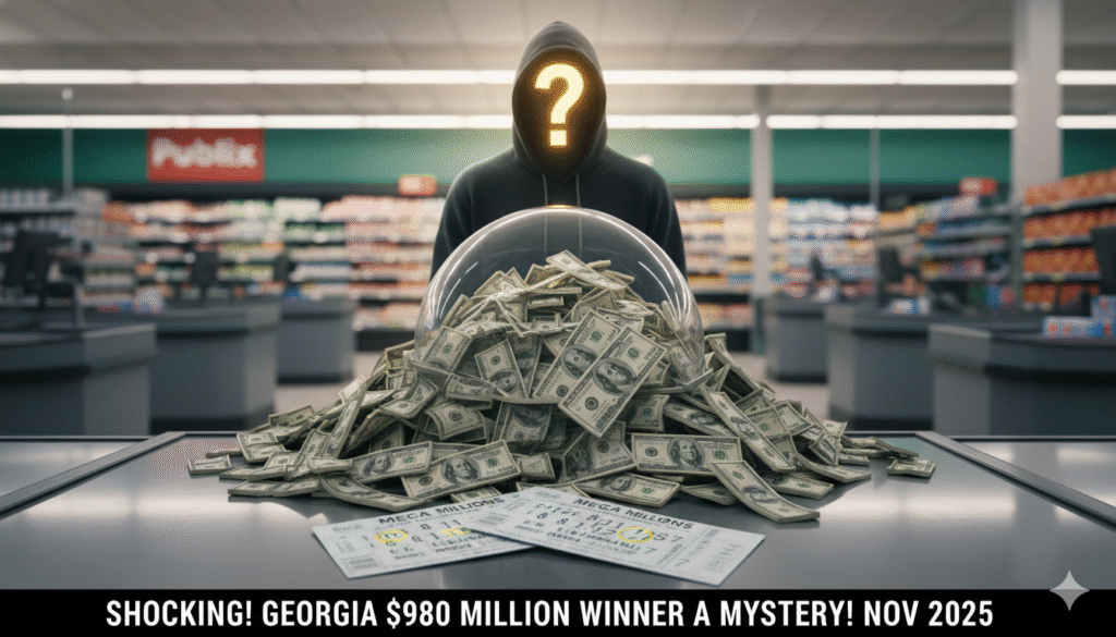 weird news stories november 2025 lottery winner georgia mega millions