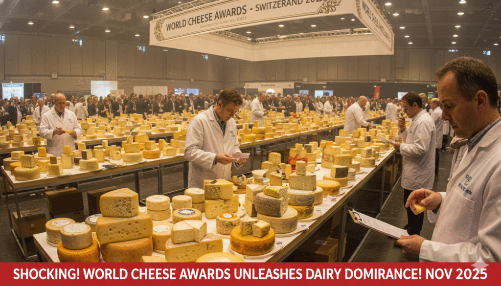 weird news stories november 2025 cheese awards switzerland competition